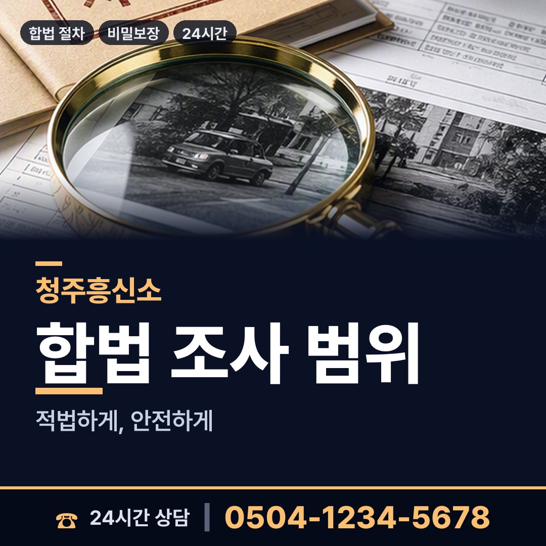 청주 오창읍 부동산소유조사 상담 안내